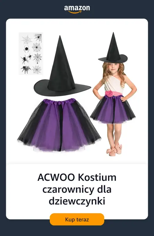 Amazon - gazetka promocyjna Kostiumy Halloweenowe do 100 zł od soboty 17.10  - strona 9