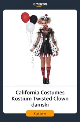 Amazon - gazetka promocyjna Kostiumy Halloweenowe do 100 zł od soboty 17.10  - strona 11