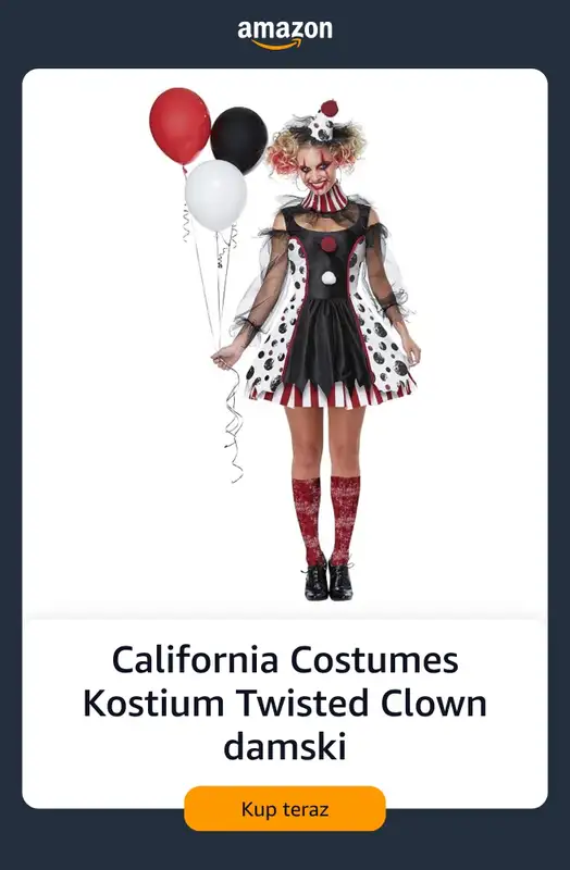 Amazon - gazetka promocyjna Kostiumy Halloweenowe do 100 zł od soboty 17.10  - strona 11