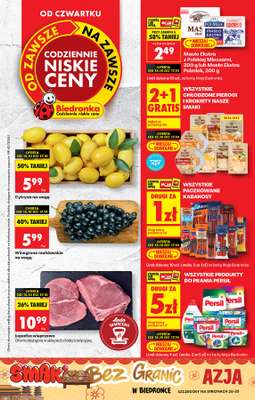 Biedronka - gazetka promocyjna Od czwartku, Z ladą tradycyjną od czwartku 15.10 do środy 21.10