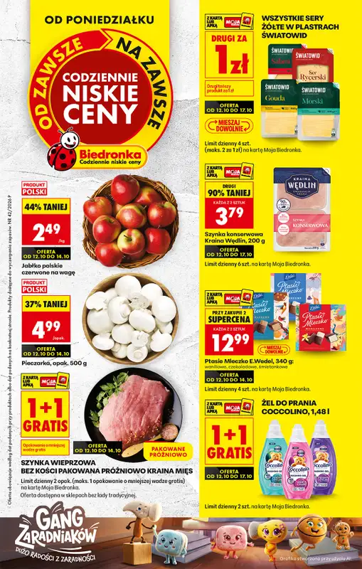 Biedronka - gazetka promocyjna Od poniedziałku  