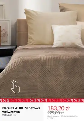 Homla - gazetka promocyjna Koce i narzuty od piątku 16.10  - strona 8