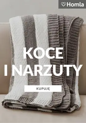 Homla - gazetka promocyjna Koce i narzuty od piątku 16.10 