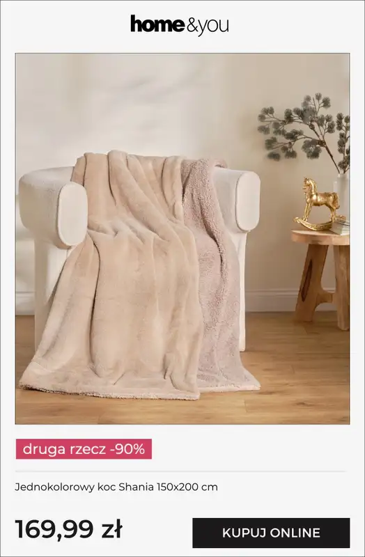 home&you - gazetka promocyjna Druga rzecz -90% od piątku 16.10 do wtorku 20.10 - strona 3