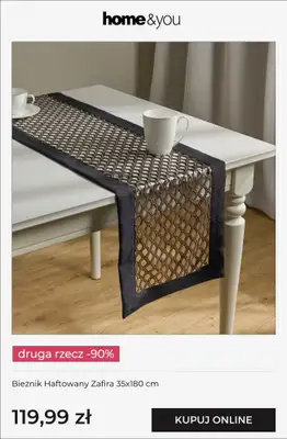 home&you - gazetka promocyjna Druga rzecz -90% od piątku 16.10 do wtorku 20.10 - strona 9