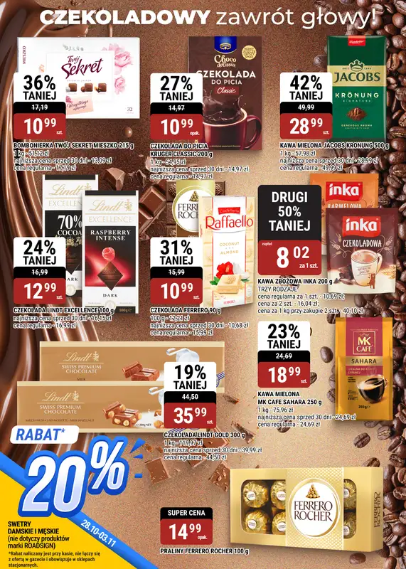 bi1 - gazetka promocyjna Gazetka Legnica I Wywołujemy strasznie dobre okazje od środy 21.10 do wtorku 03.11 - strona 20