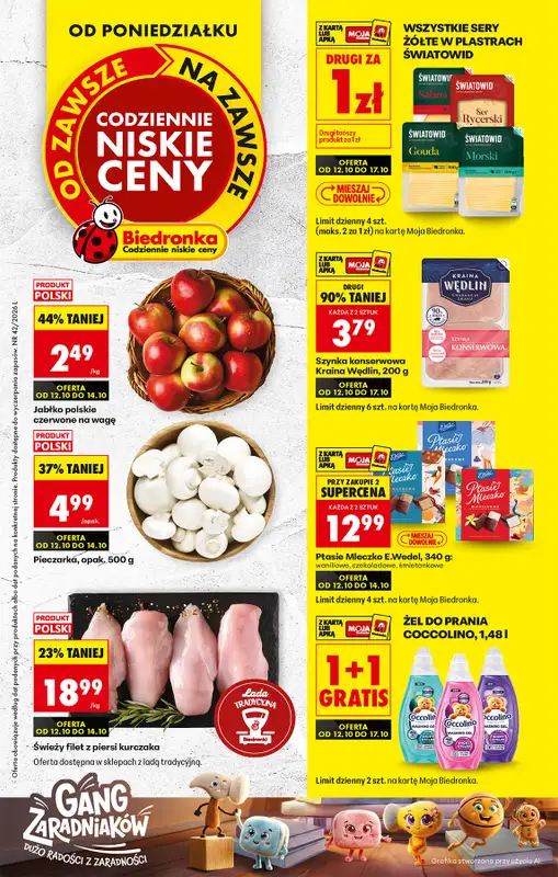 Biedronka - gazetka promocyjna Od poniedziałku, Z ladą tradycyjną  