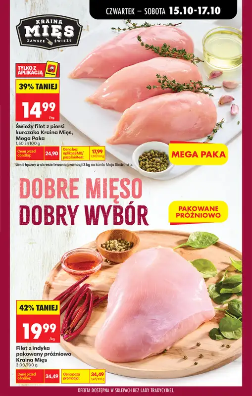 Biedronka - gazetka promocyjna Od czwartku od czwartku 15.10 do środy 21.10 - strona 47