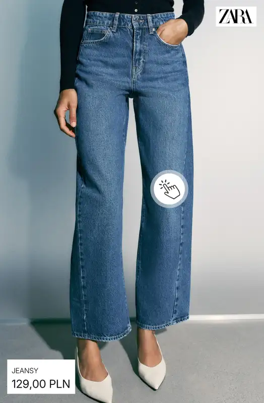 Zara - gazetka promocyjna Jeansy z wysokim stanem od niedzieli 18.10  - strona 4