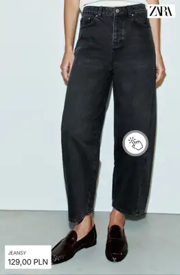 Zara - gazetka promocyjna Jeansy z wysokim stanem od niedzieli 18.10  - strona 8