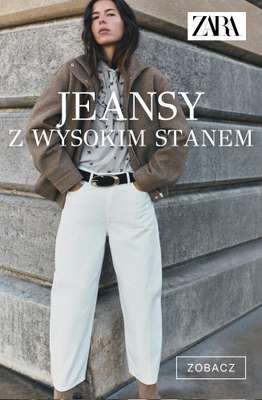 Zara - gazetka promocyjna Jeansy z wysokim stanem od niedzieli 18.10 