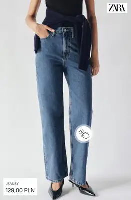 Zara - gazetka promocyjna Jeansy z wysokim stanem od niedzieli 18.10  - strona 3