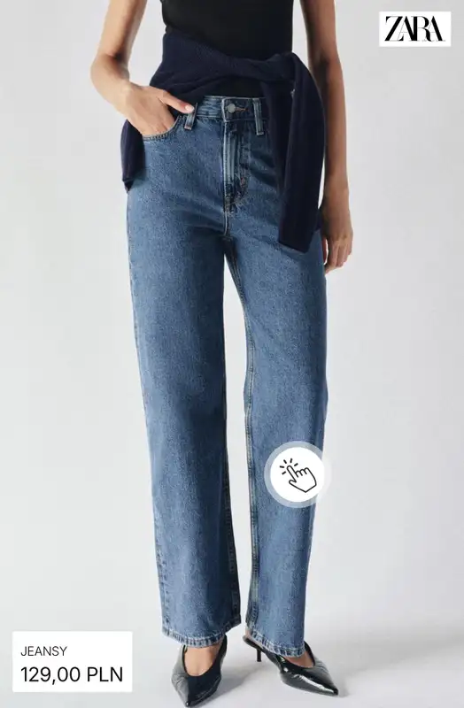 Zara - gazetka promocyjna Jeansy z wysokim stanem od niedzieli 18.10  - strona 3