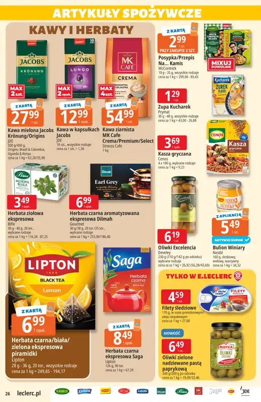 Leclerc - gazetka promocyjna Oferta E.Leclerc od wtorku 20.10 do soboty 31.10 - strona 26
