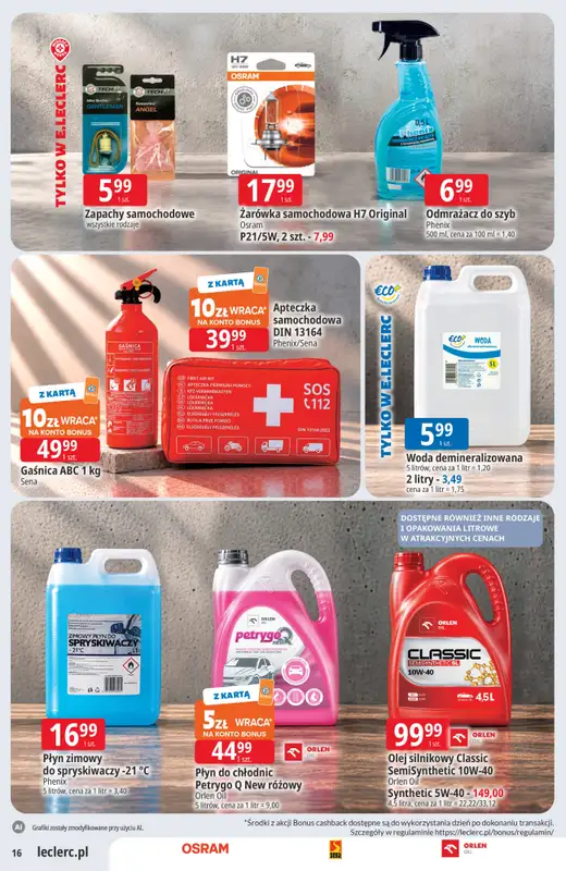 Leclerc - gazetka promocyjna Oferta E.Leclerc od wtorku 20.10 do soboty 31.10 - strona 16