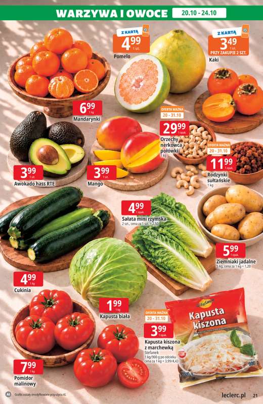 Leclerc - gazetka promocyjna Oferta E.Leclerc od wtorku 20.10 do soboty 31.10 - strona 21