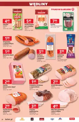 Leclerc - gazetka promocyjna Oferta E.Leclerc od wtorku 20.10 do soboty 31.10 - strona 24