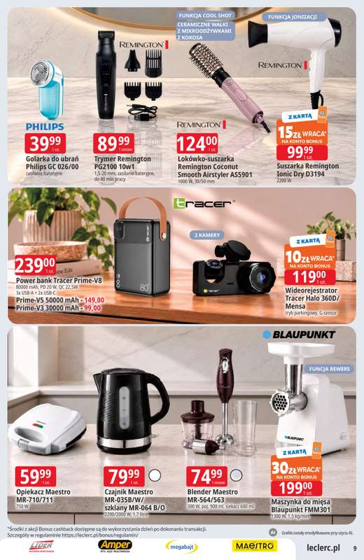 Leclerc - gazetka promocyjna Oferta E.Leclerc od wtorku 20.10 do soboty 31.10 - strona 9