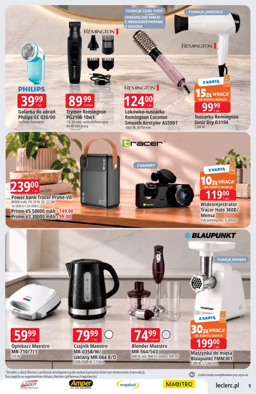 Leclerc - gazetka promocyjna Oferta E.Leclerc od wtorku 20.10 do soboty 31.10 - strona 9
