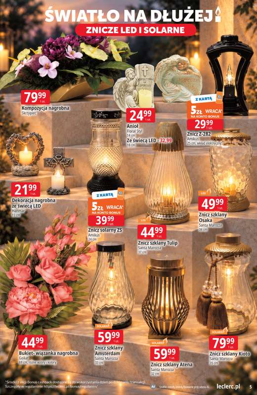 Leclerc - gazetka promocyjna Oferta E.Leclerc od wtorku 20.10 do soboty 31.10 - strona 5