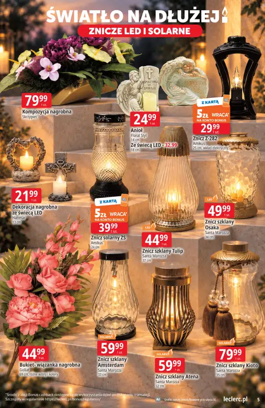 Leclerc - gazetka promocyjna Oferta E.Leclerc od wtorku 20.10 do soboty 31.10 - strona 5