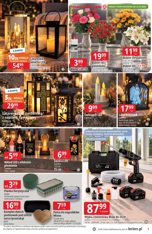 Leclerc - gazetka promocyjna Oferta E.Leclerc od wtorku 20.10 do soboty 31.10 - strona 7