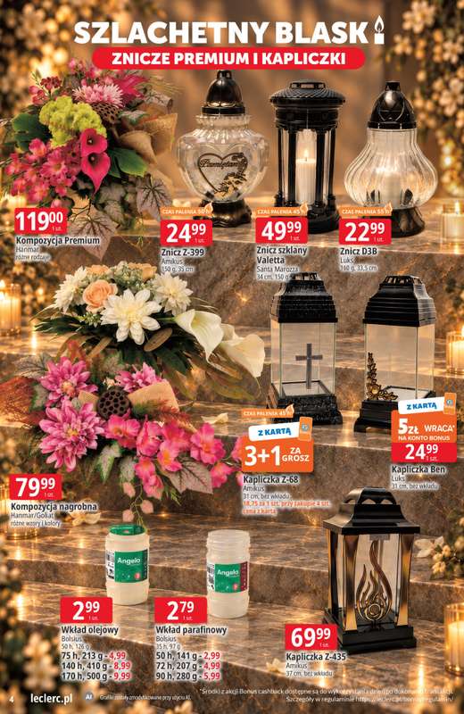 Leclerc - gazetka promocyjna Oferta E.Leclerc od wtorku 20.10 do soboty 31.10 - strona 4