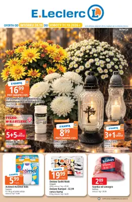 Leclerc - gazetka promocyjna Oferta E.Leclerc od wtorku 20.10 do soboty 31.10