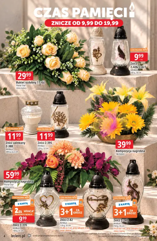 Leclerc - gazetka promocyjna Oferta E.Leclerc od wtorku 20.10 do soboty 31.10 - strona 4