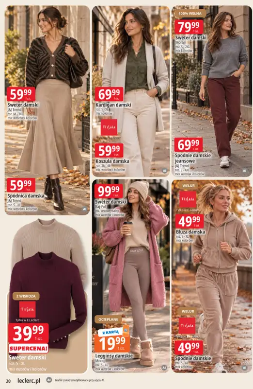 Leclerc - gazetka promocyjna Oferta E.Leclerc od wtorku 20.10 do soboty 31.10 - strona 20