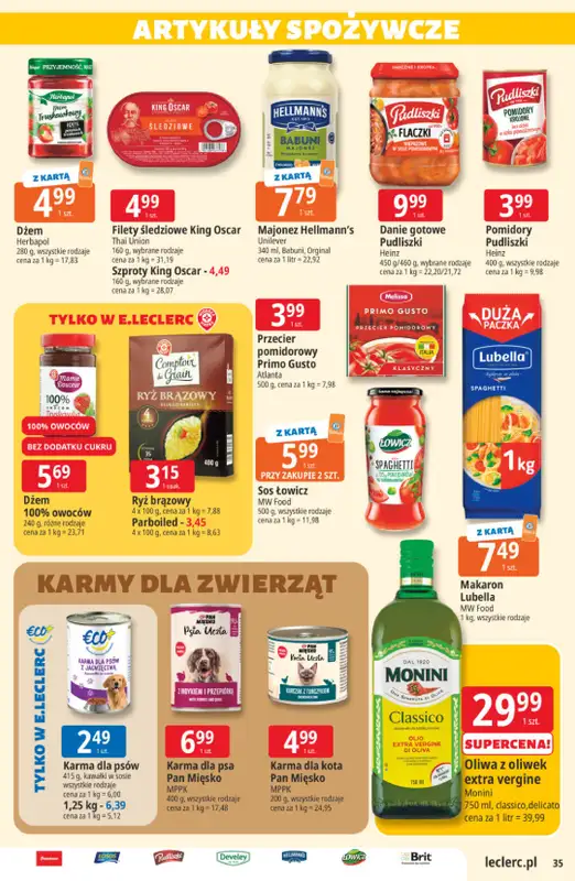 Leclerc - gazetka promocyjna Oferta E.Leclerc od wtorku 20.10 do soboty 31.10 - strona 35