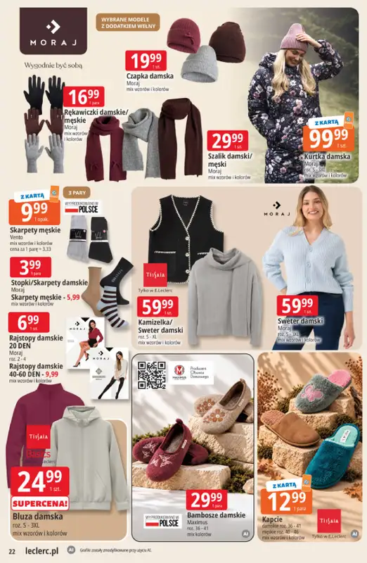 Leclerc - gazetka promocyjna Oferta E.Leclerc od wtorku 20.10 do soboty 31.10 - strona 22