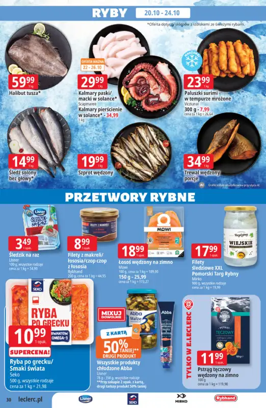 Leclerc - gazetka promocyjna Oferta E.Leclerc od wtorku 20.10 do soboty 31.10 - strona 30