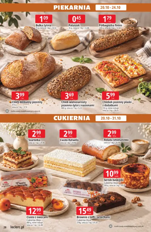 Leclerc - gazetka promocyjna Oferta E.Leclerc od wtorku 20.10 do soboty 31.10 - strona 28