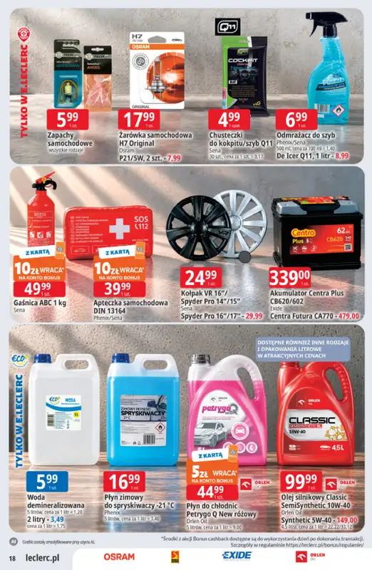 Leclerc - gazetka promocyjna Oferta E.Leclerc od wtorku 20.10 do soboty 31.10 - strona 18