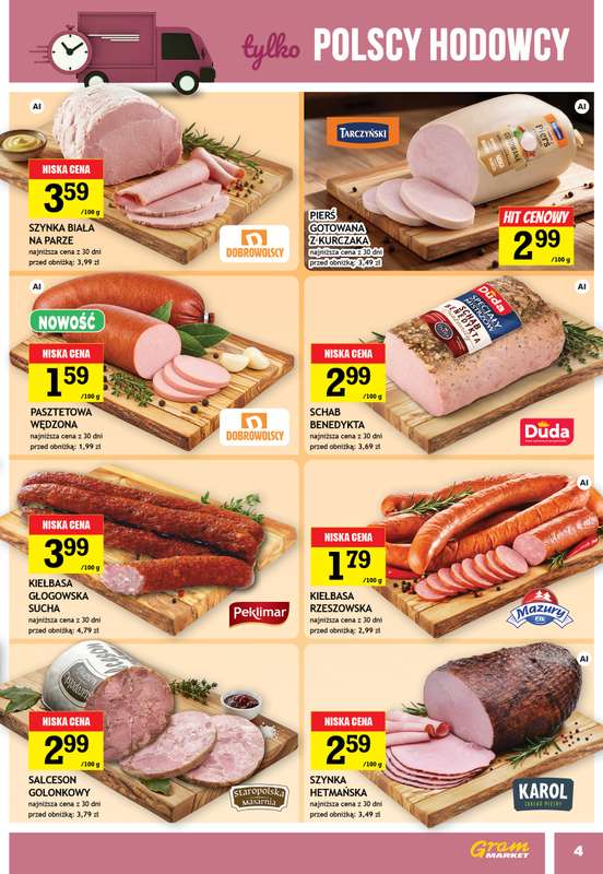 Gram Market - gazetka promocyjna Gazetka od środy 21.10 do wtorku 27.10 - strona 4