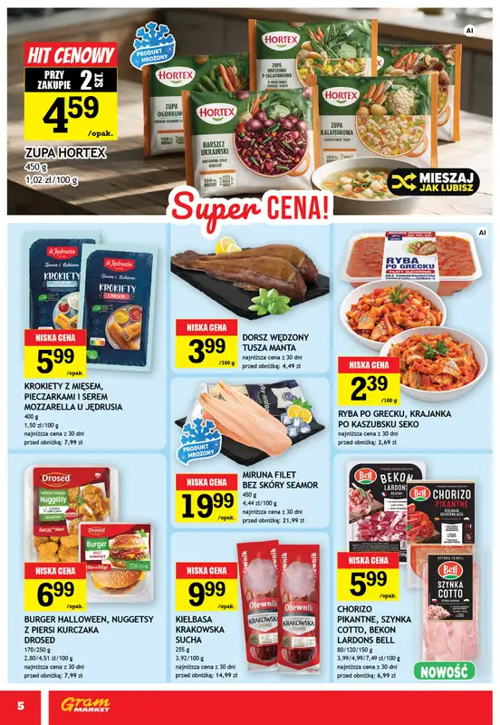 Gram Market - gazetka promocyjna Gazetka od środy 21.10 do wtorku 27.10 - strona 5