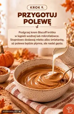 Biedronka - gazetka promocyjna Dyniowe cynamonki z polewą Lotus Biscoff - sprawdź przepis od niedzieli 18.10 do soboty 24.10 - strona 12