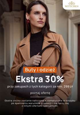 Wittchen - gazetka promocyjna Extra -30% na buty i odzież od piątku 16.10 