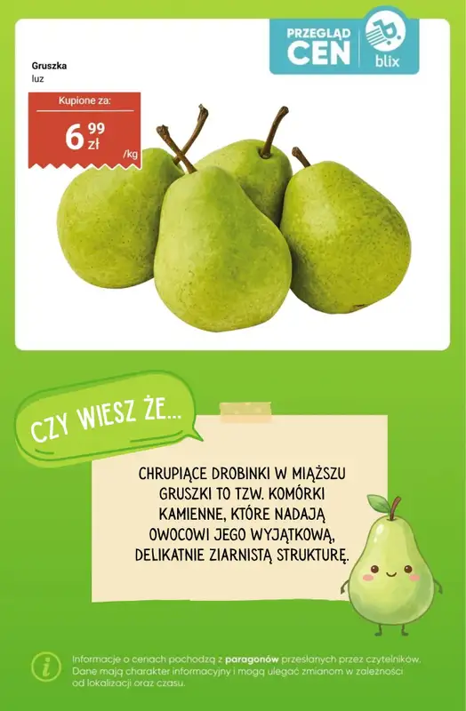 Dino - gazetka promocyjna Owoce i warzywa - przegląd cen i ciekawostki od poniedziałku 19.10 do niedzieli 25.10 - strona 7