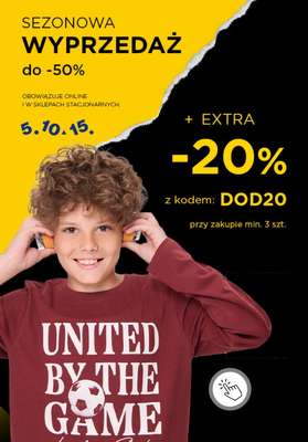 5.10.15 - gazetka promocyjna Wyprzedaż do -50% od piątku 16.10 