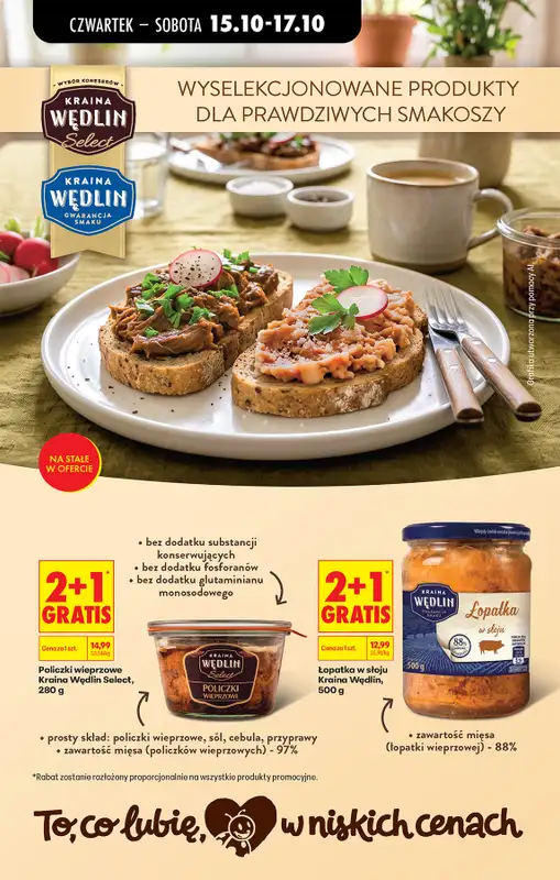 Biedronka - gazetka promocyjna Od czwartku, Z ladą tradycyjną od czwartku 15.10 do środy 21.10 - strona 62