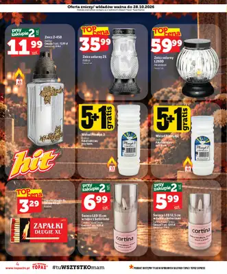 TOPAZ - gazetka promocyjna Gazetka od czwartku 22.10 do środy 28.10 - strona 4