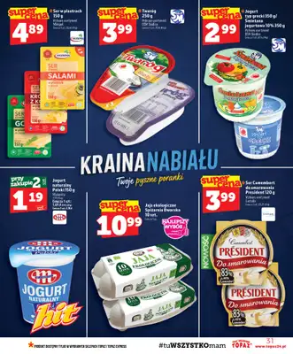 TOPAZ - gazetka promocyjna Gazetka od czwartku 22.10 do środy 28.10 - strona 31