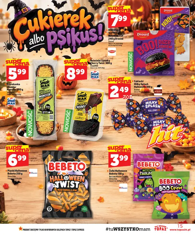TOPAZ - gazetka promocyjna Gazetka od czwartku 22.10 do środy 28.10 - strona 15