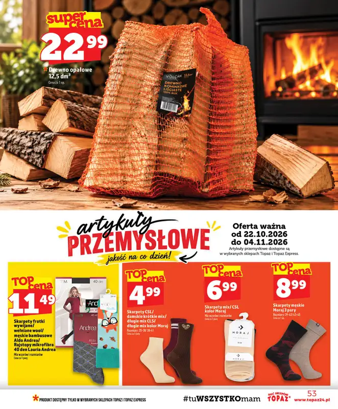 TOPAZ - gazetka promocyjna Gazetka od czwartku 22.10 do środy 28.10 - strona 53