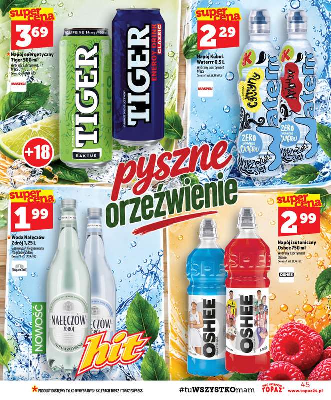 TOPAZ - gazetka promocyjna Gazetka od czwartku 22.10 do środy 28.10 - strona 45