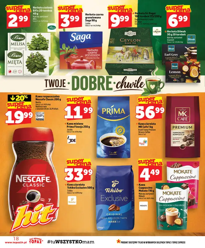 TOPAZ - gazetka promocyjna Gazetka od czwartku 22.10 do środy 28.10 - strona 18