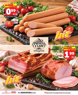 TOPAZ - gazetka promocyjna Gazetka od czwartku 22.10 do środy 28.10 - strona 26