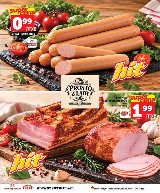 TOPAZ - gazetka promocyjna Gazetka od czwartku 22.10 do środy 28.10 - strona 26